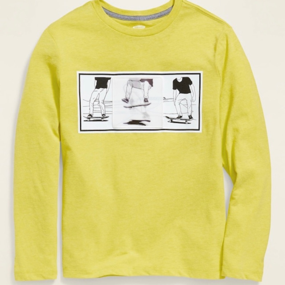 Holographic Long-Sleeve Tee for Boys